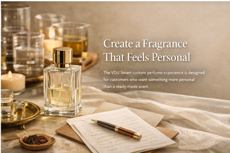 VDU Smart custom perfume experience